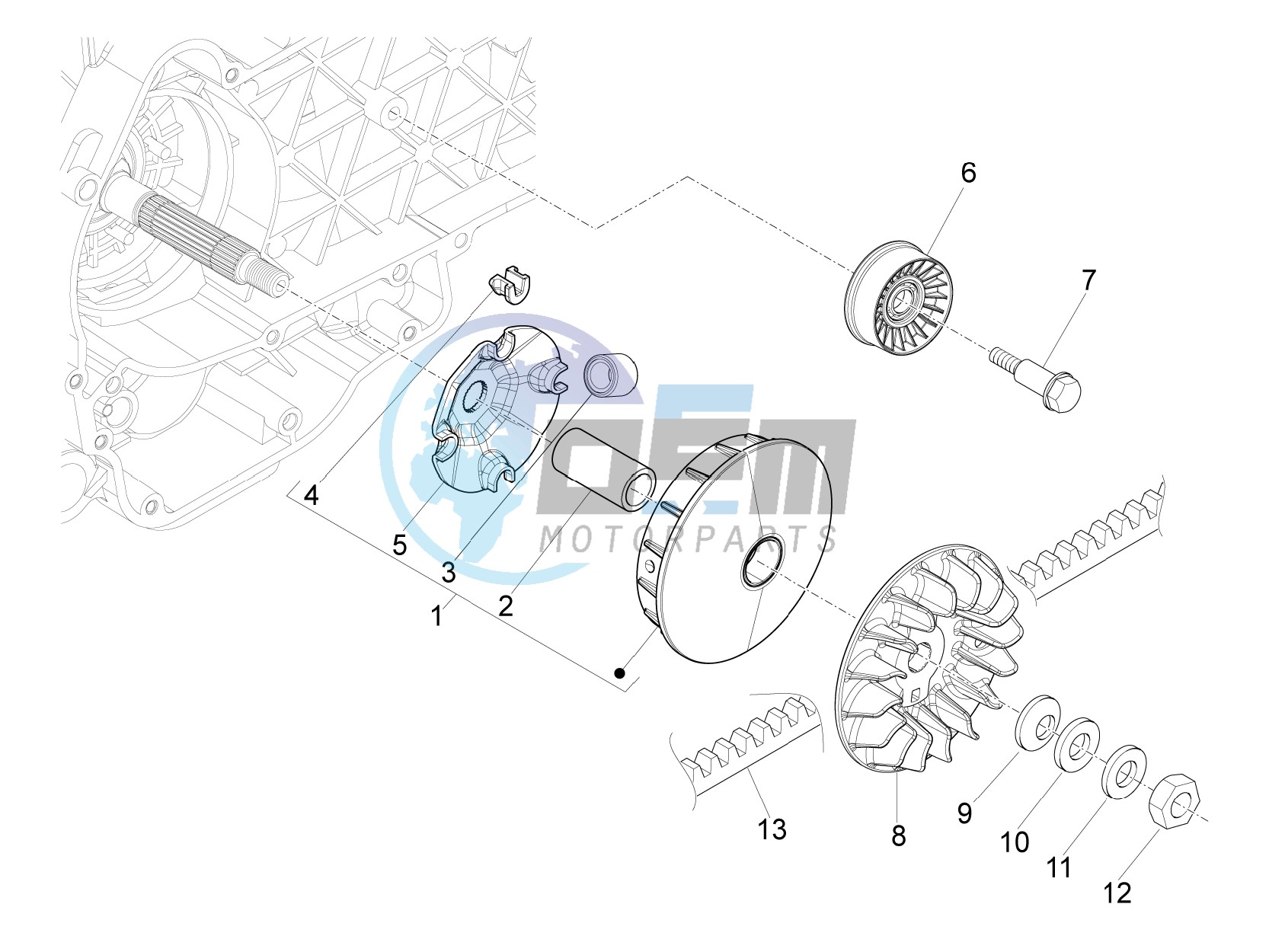 Driving pulley