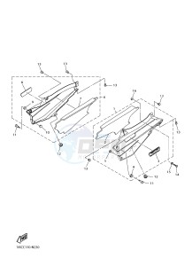 FJR1300A FJR1300-A FJR1300A ABS (B881) drawing SIDE COVER