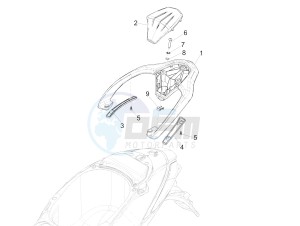 Liberty iGet 50 4T 3V (NAFTA) drawing Rear luggage rack