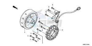 TRX680FAE TRX680 Europe Direct - (ED) drawing GENERATOR