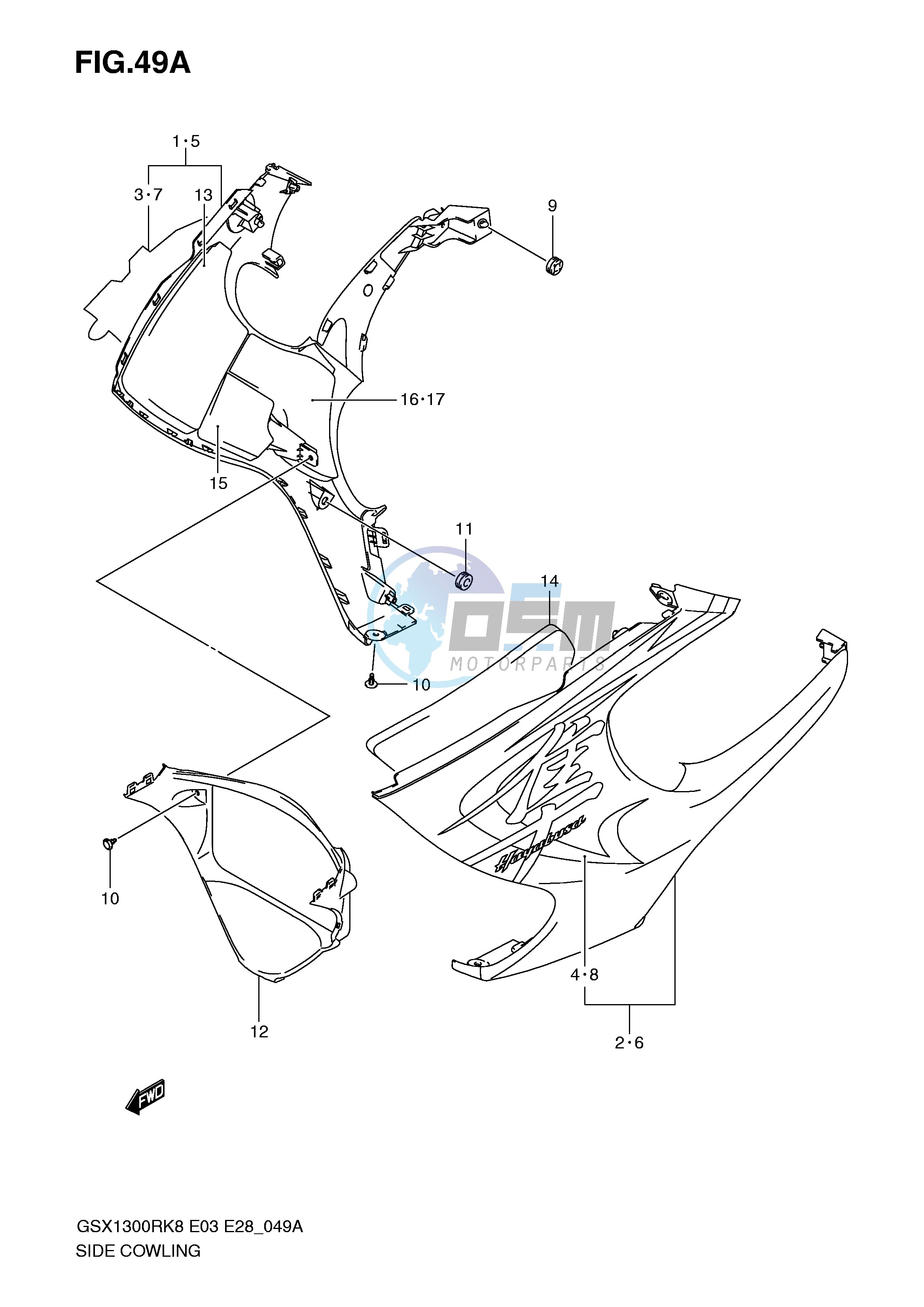 SIDE COWLING (MODEL K9)