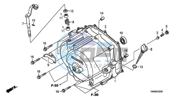 FRONT CRANKCASE COVER