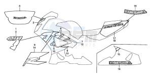 CBR900RR drawing STRIPE/MARK (4)