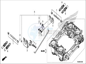 CB1100CAH UK - (E) drawing CAUTION LABEL