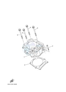 YXM700E YXM700PHE VIKING EPS HUNTER (1XPB) drawing CYLINDER