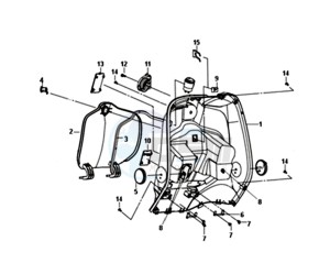 FIDDLE III 50 45KMH (L8) EU EURO4 drawing COVER INNER LEG