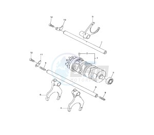 FZ8-N 800 drawing SHIFT CAM AND FORK