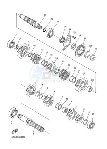 WR450F (1DX1 1DX2) drawing TRANSMISSION