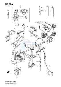 SV650S (E2) drawing WIRING HARNESS (SV650SK5 SK6 SUK5 SUK6)