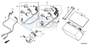 CB600FB drawing BATTERY (2)