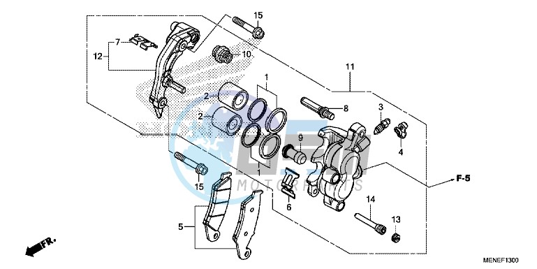 FRONT BRAKE CALIPER