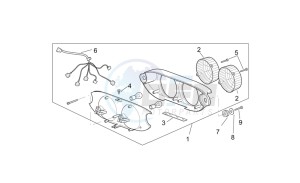 RSV 2 1000 drawing Taillight