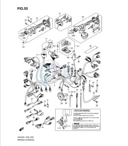 AN400Z drawing WIRING HARNESS (IMOBI) (AN400AL1 E19)