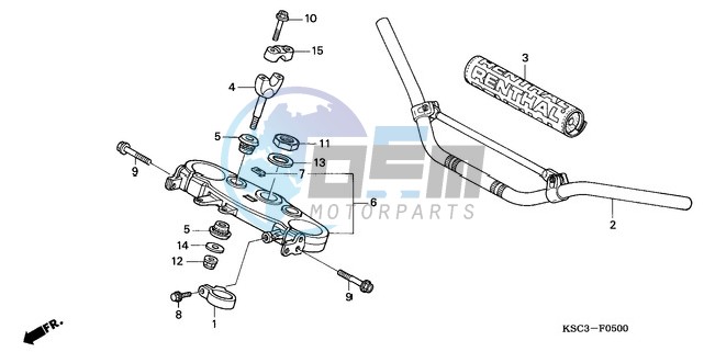 HANDLE PIPE/TOP BRIDGE