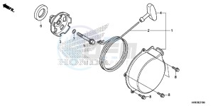 TRX500FM6G TRX680 Europe Direct - (ED) drawing RECOIL STARTER