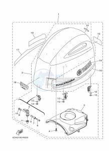 FL200FETX drawing FAIRING-UPPER