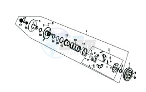 FIDDLE II 50 25KMH NEW ENGINE drawing CLUTCH