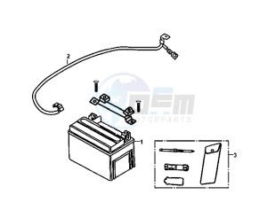 FIDDLE II 50 (25 KM/H) (AF05W4-NL) (E4) (L8-M0) drawing BATTERY TOOL BOX / FIDDLE II 50 (25 KM/H) (AF05W4-NL) (E4) (L8-M0)