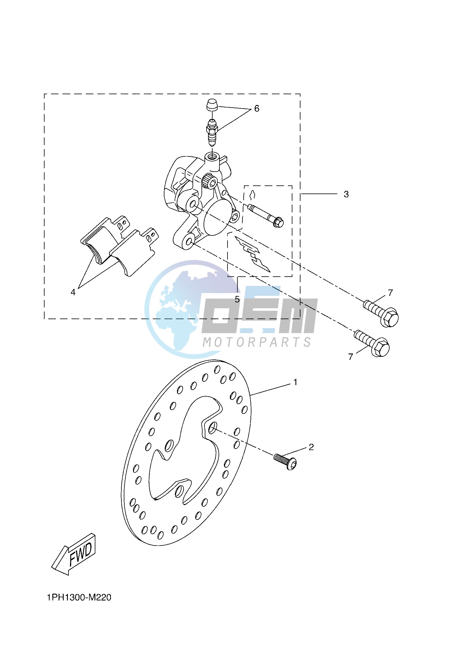 FRONT BRAKE CALIPER