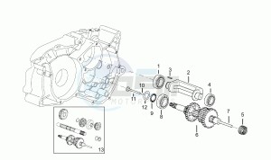 RS 50 drawing Primary gear shaft