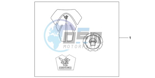 TANK PAD/FUEL FILLER CAP