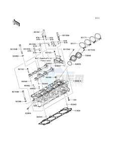 ZG 1400 B [CONCOURS 14] (8F-9F) B9F drawing CYLINDER HEAD