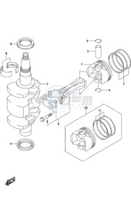 DF 20A drawing Crankshaft