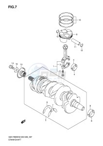 GSX-R600 (E3-E28) drawing CRANKSHAFT