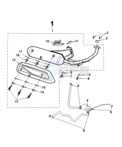 FIGHT 4 50 4T PURE drawing EXHAUST