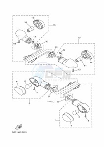 MT-03 MTN320-A (B9A8) drawing FLASHER LIGHT