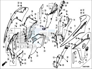 CMX500AH UK - (E) drawing RADIATOR