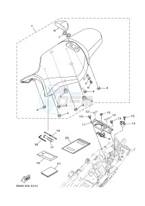 MTN-1000D MT-10 SP MT-10 SP (BW81) drawing SEAT