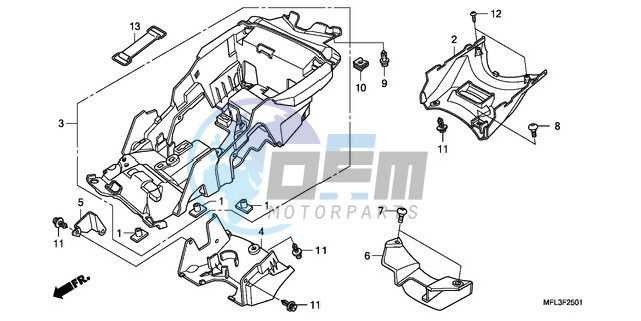 REAR FENDER (CBR1000RA)