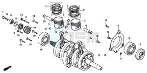 CMX250C REBEL drawing CRANKSHAFT/PISTON