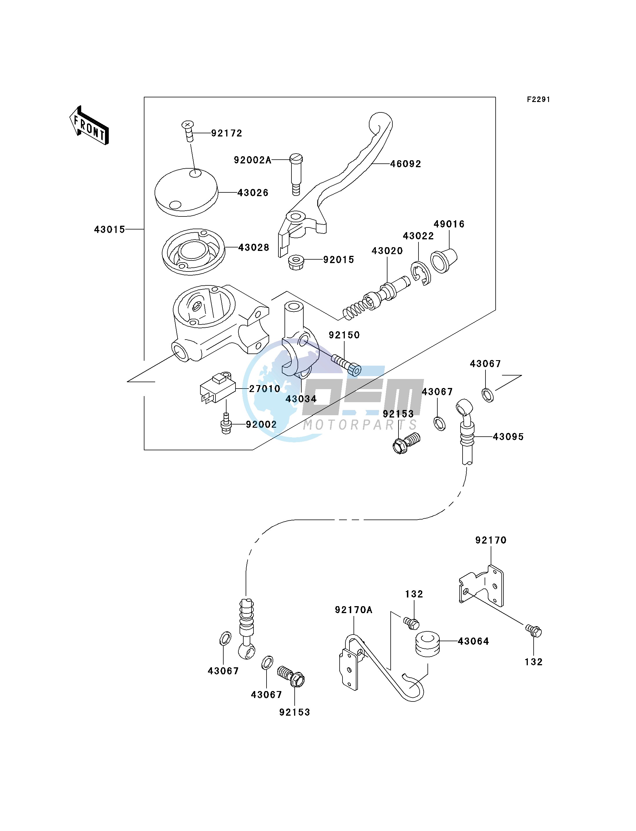 FRONT MASTER CYLINDER