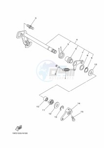 XTZ690 TENERE 700 (BFF2) drawing SHIFT SHAFT