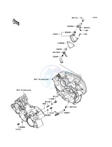 KVF650 4x4 KVF650D8F EU GB drawing Gear Change Mechanism