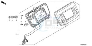 TRX500FA9 Australia - (U) drawing METER