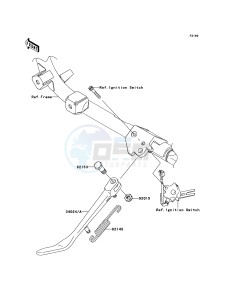 VN900_CUSTOM VN900C8F GB XX (EU ME A(FRICA) drawing Stand(s)