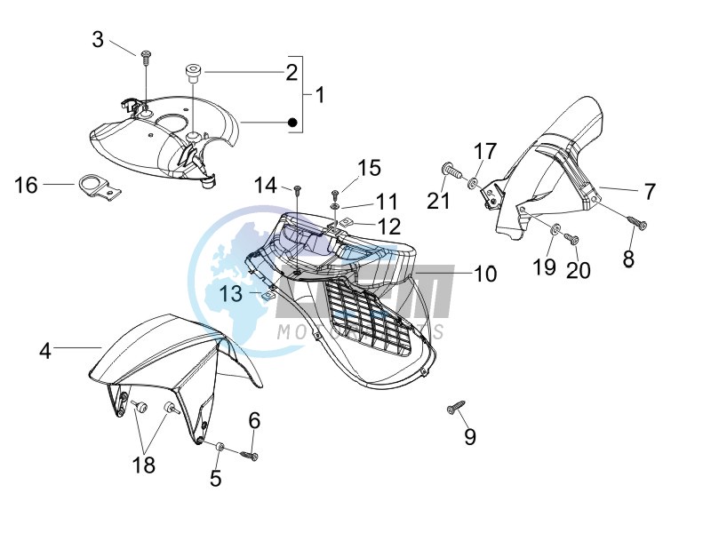 Wheel housing - Mudguard