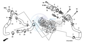 CBR1000RR9 Australia - (U / MME) drawing THERMOSTAT