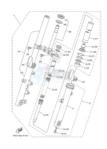 YZF-R25 249 (1WDE) drawing FRONT FORK