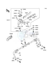 KVF750_4X4_EPS KVF750GDF EU drawing Front Master Cylinder