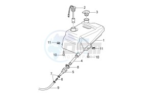 RS 125 E2 - E3 drawing Oil tank