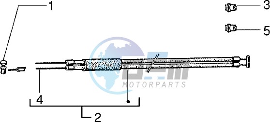 Front brake-gear transmiss.