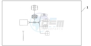 XL700V drawing FOG LIGHT CONTROLLER