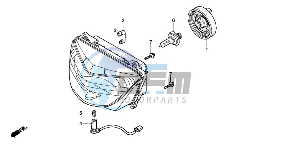 HEADLIGHT (CB600F22)