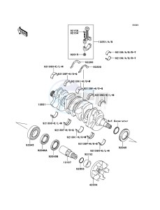 JET_SKI_STX-15F JT1500ABF EU drawing Crankshaft