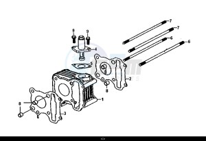 ALLO 50 (25 KM/H) (AJ05WA-NL) (L8-M0) drawing CYLINDER