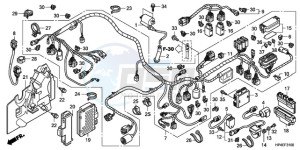 TRX420FEA Australia - (U / 2U 4WD) drawing WIRE HARNESS